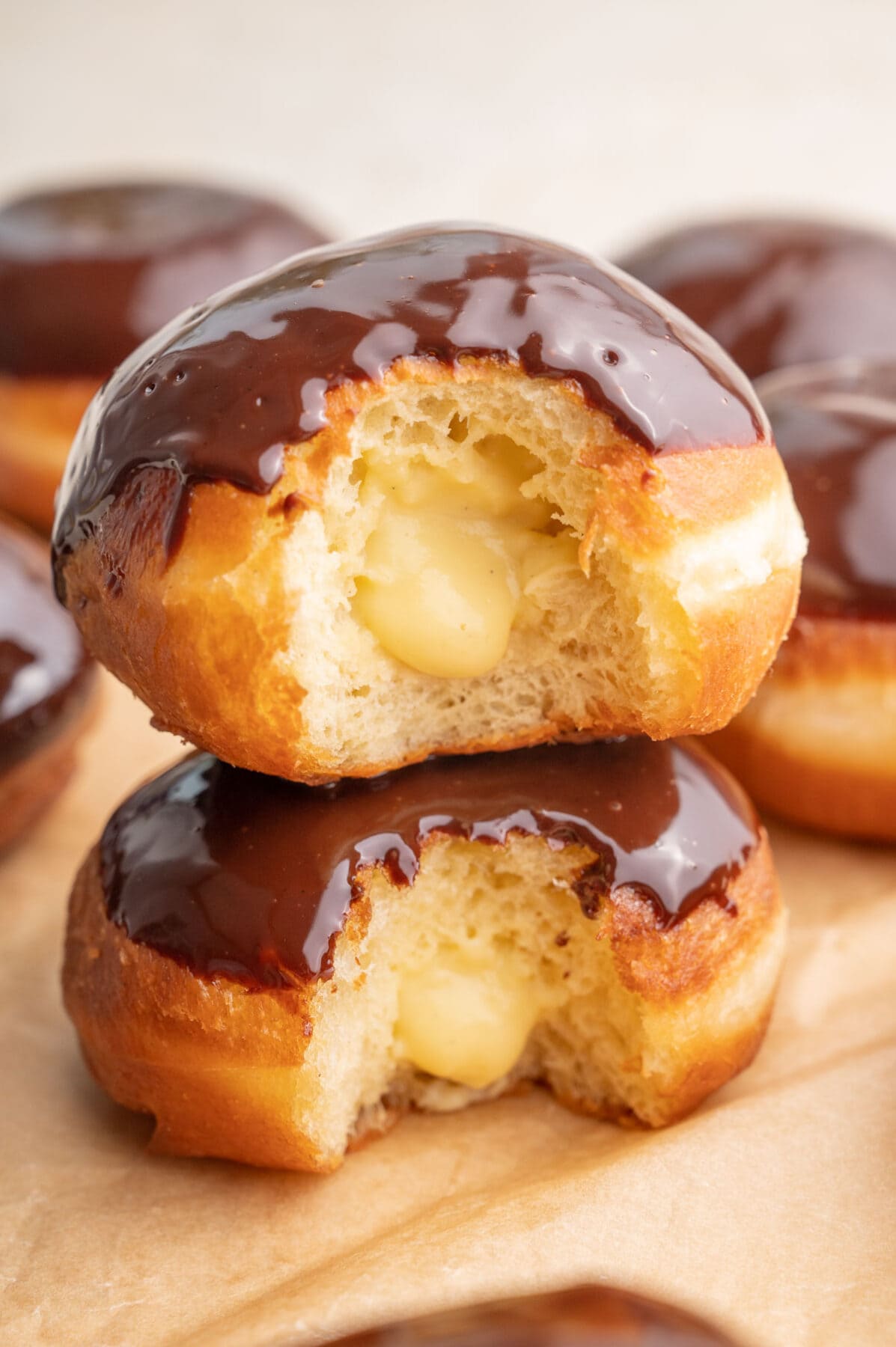 Such a Soft, Creamy, and Chocolatey Creampie.  Adding Kahlua to a Boston Cream Donut adds that Tangy Twist!